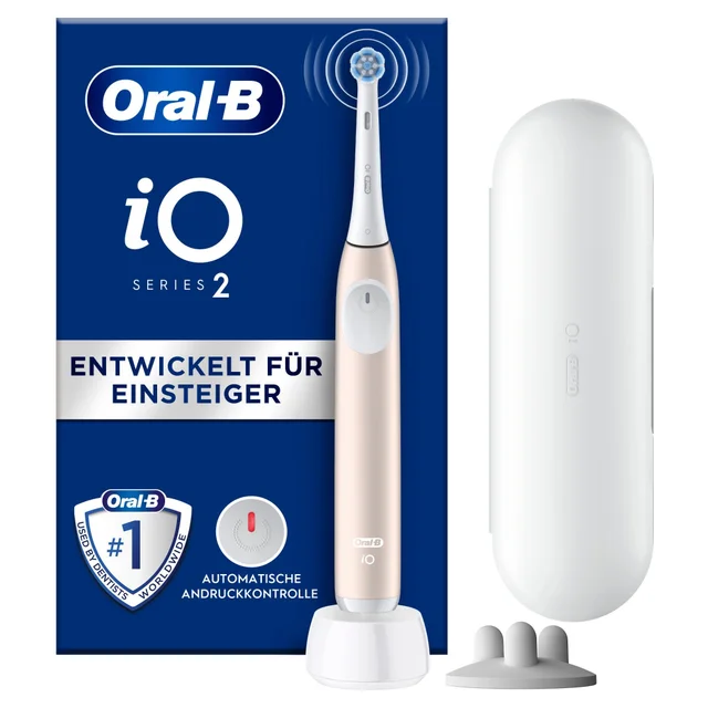 Oral-B iO Series 2 Elektrische Zahnbürste, Calm Pink