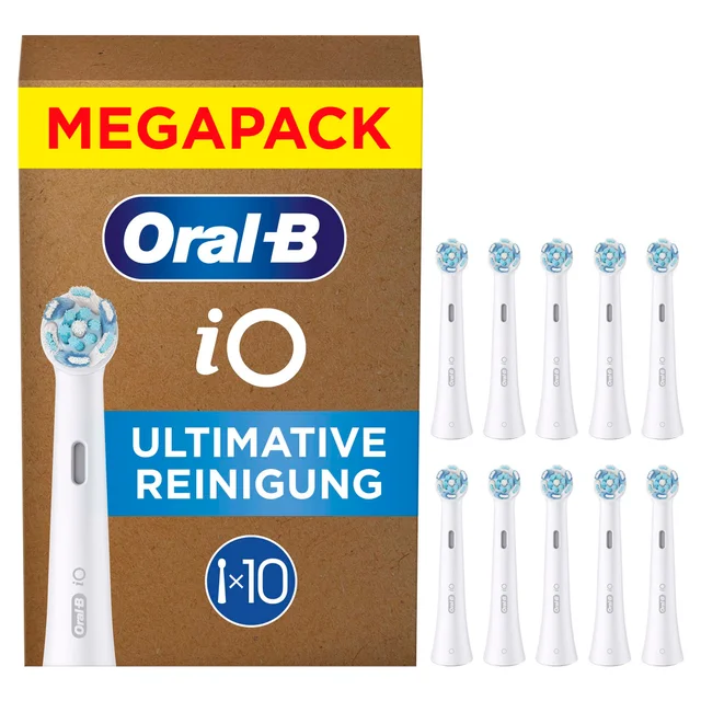 Oral-B iO Ultimative Reinigung, Original Aufsteckbürsten, Weiß, 10 Stück