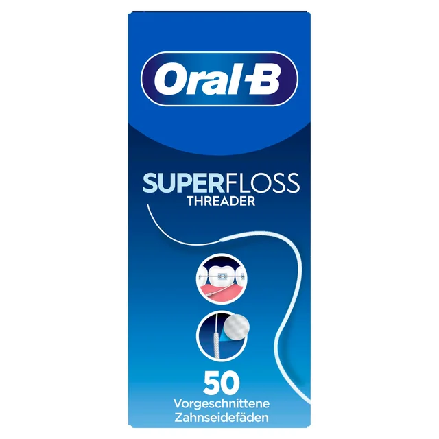 Oral-B Superfloss Zahnseide, 50 Fäden